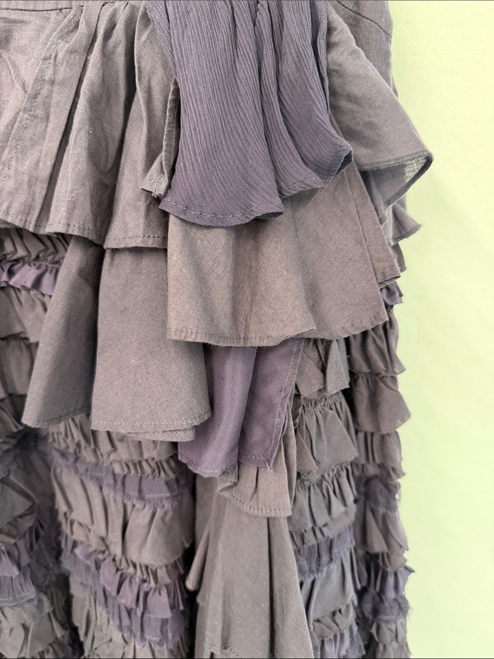 Lithe Anthropologie Layered Ruffle Skirt - Picture 2 of 4
